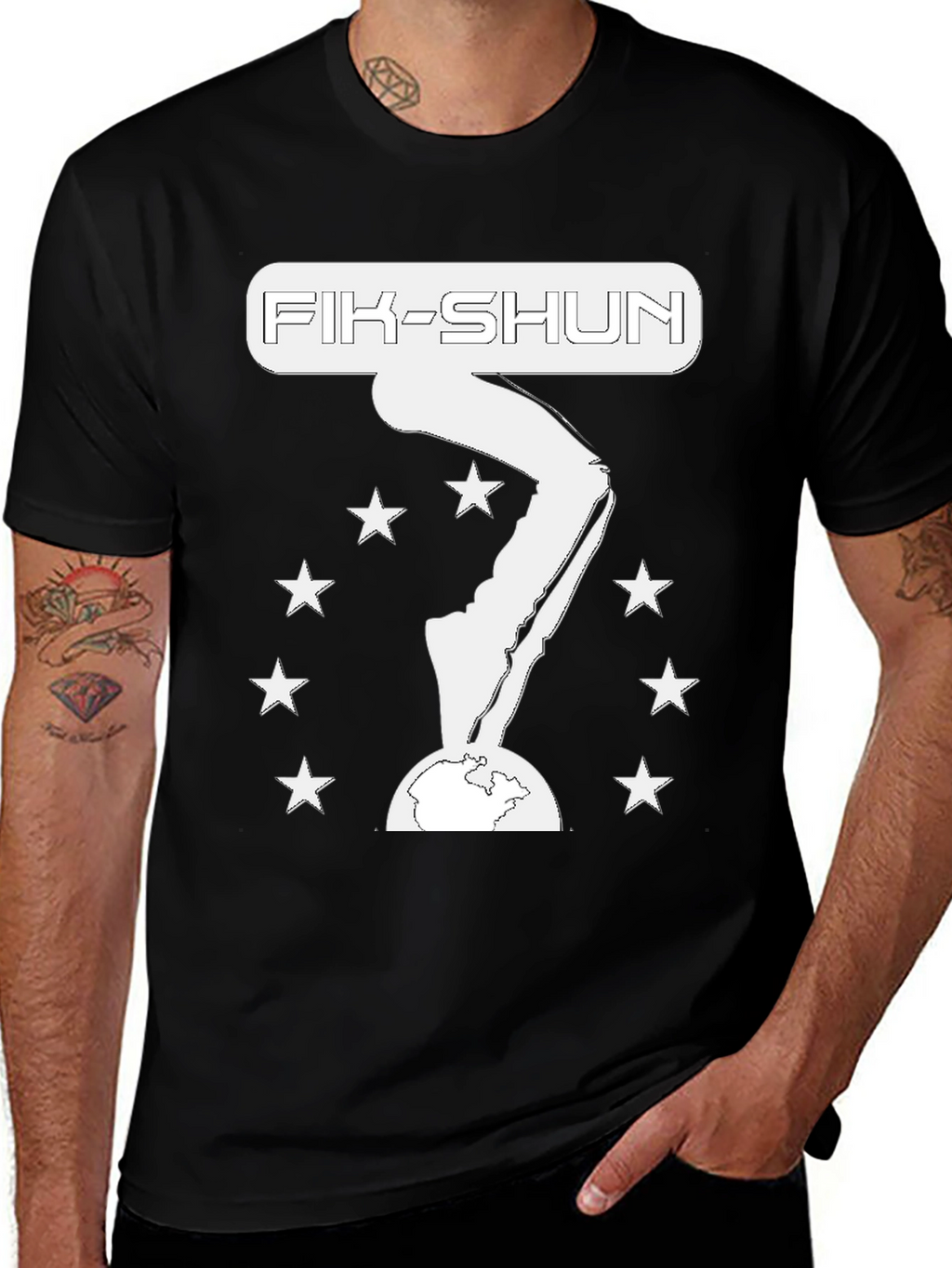 FIK-SHUN Graphic T-Shirt - Conquer the World!