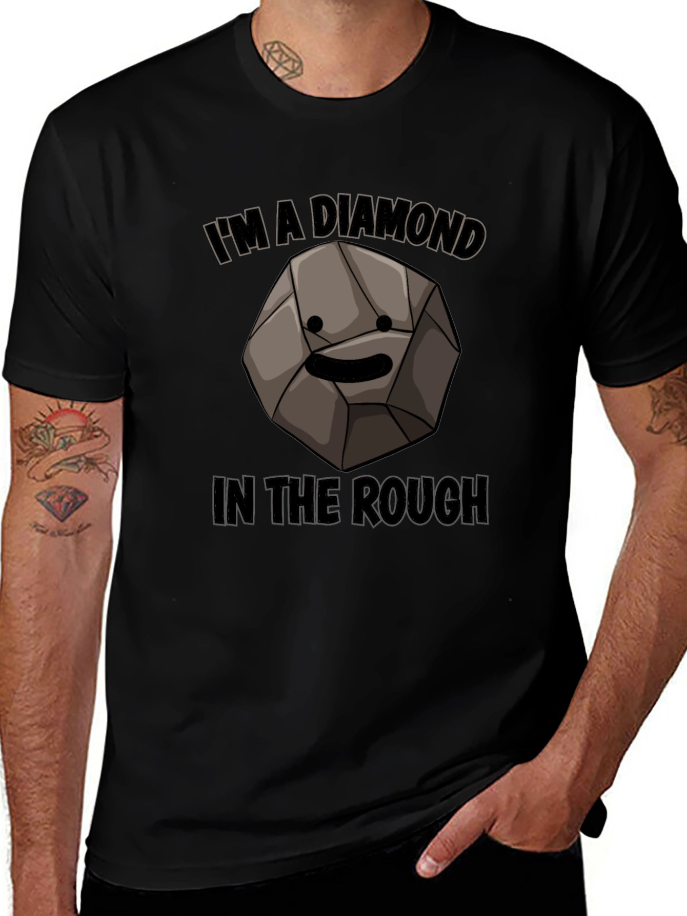 Diamond in the Rough T-Shirt - Humorous Graphic Tee