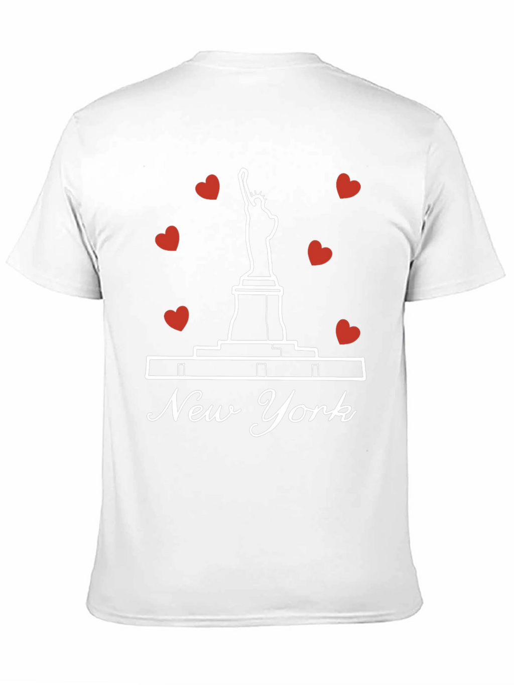 New York Statue of Liberty Heart T-Shirt
