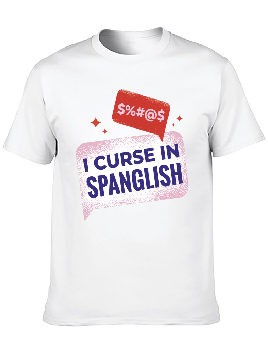 Spanglish Curse T-Shirt - Black Cotton Tee