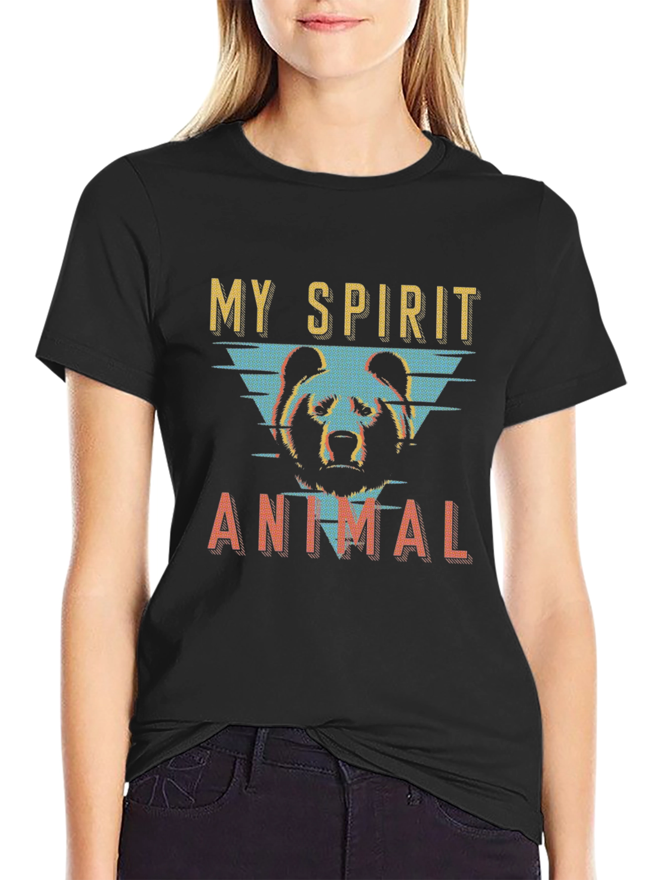 My Spirit Animal Bear Graphic Tee