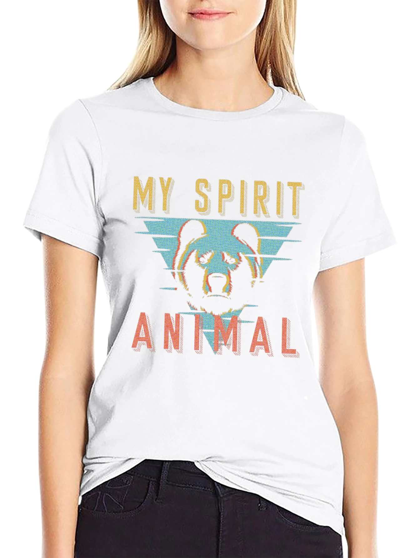 My Spirit Animal Bear Graphic Tee