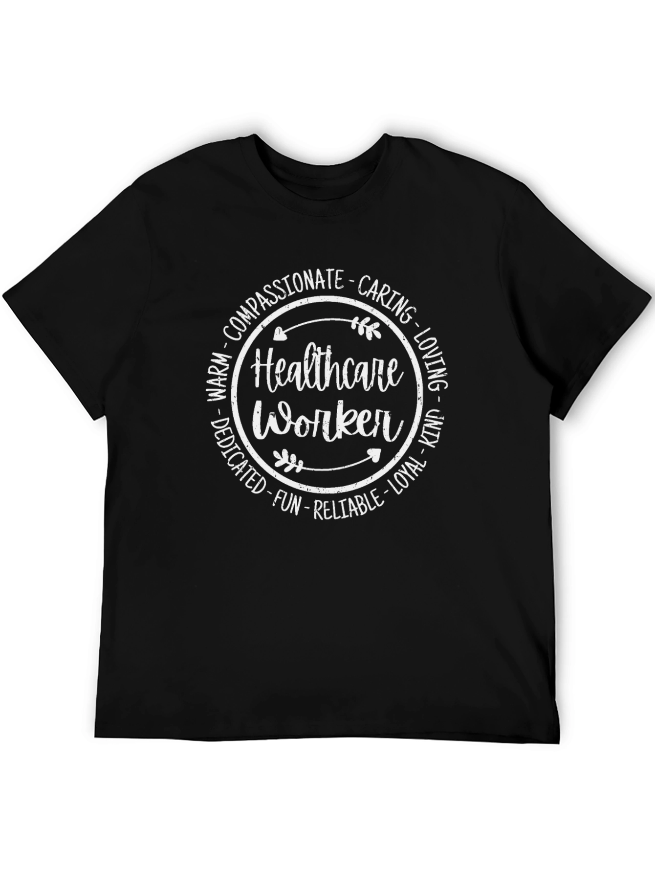 Healthcare Worker Tee - Compassionate Caring Design