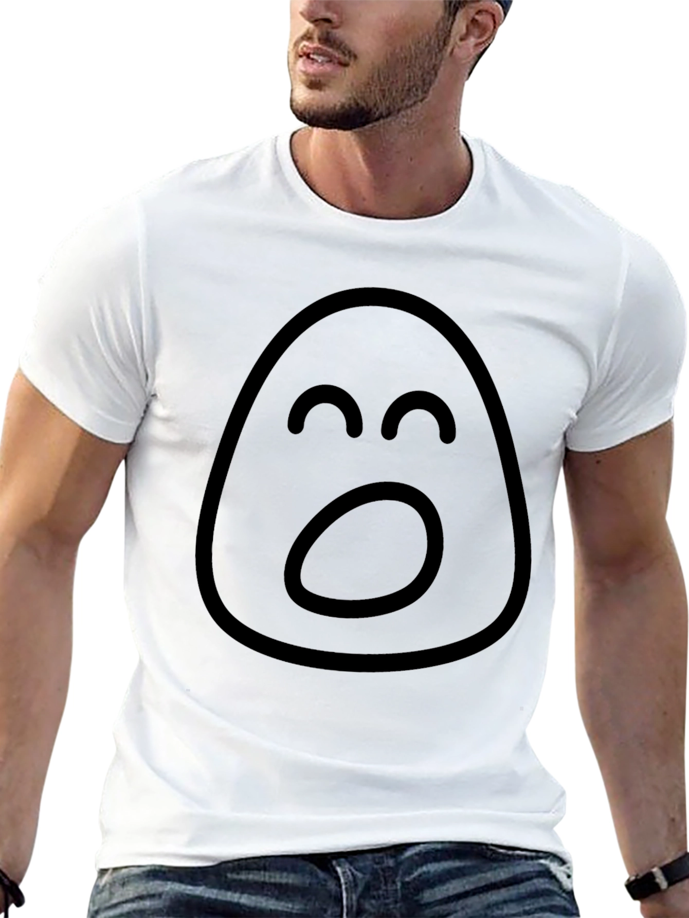 Expressive Emoji Black T-Shirt