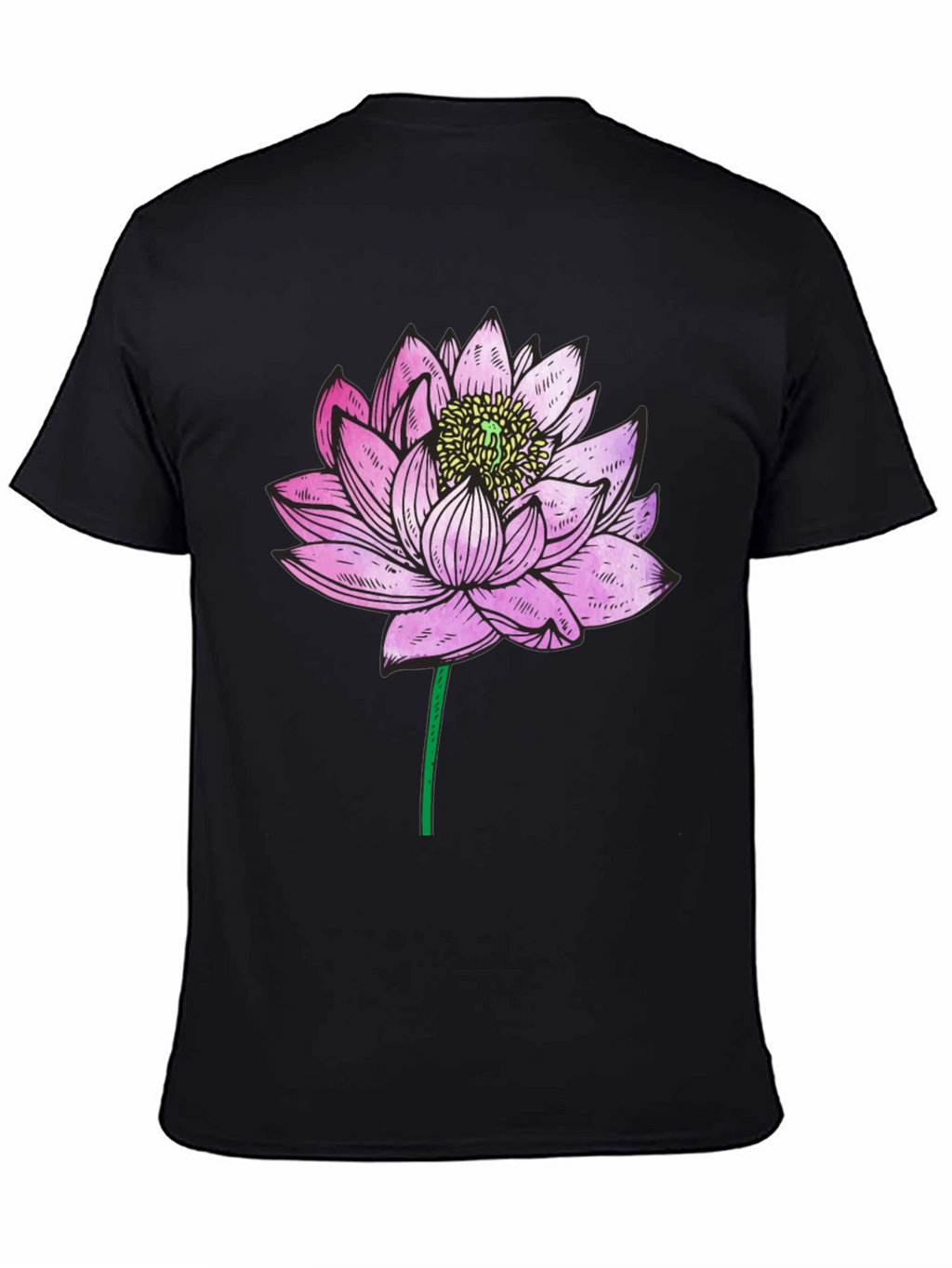 Lotus Flower Graphic T-Shirt - Relaxed Fit