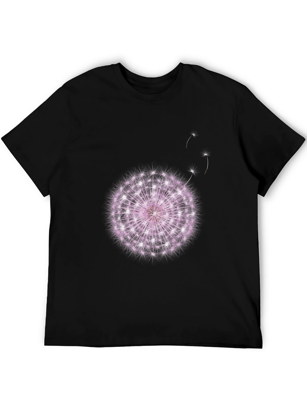 Dandelion Graphic Black T-Shirt