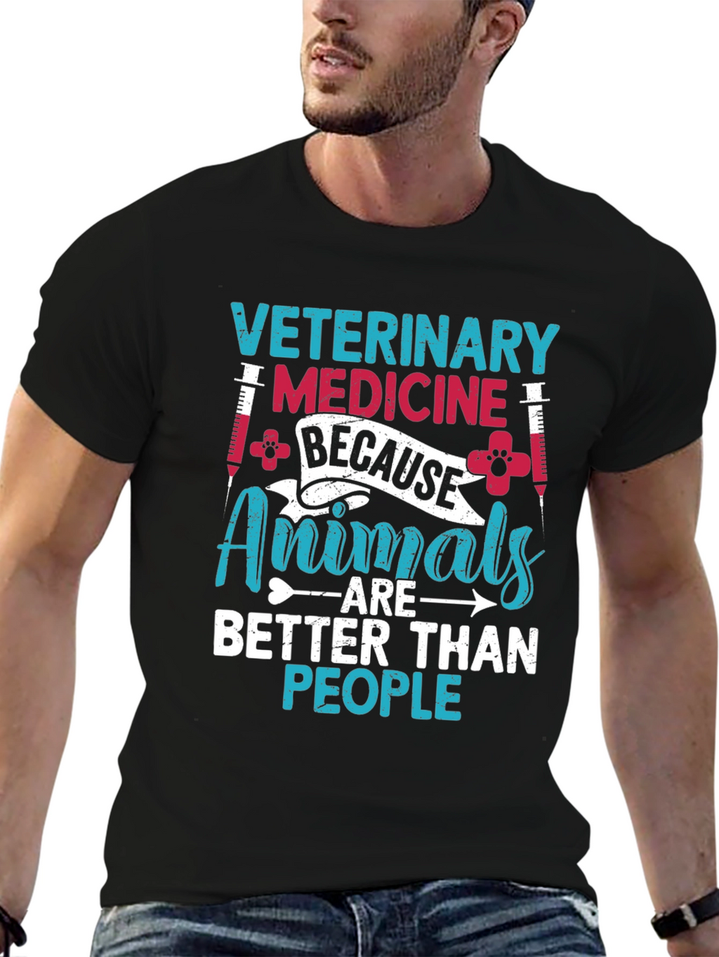 Veterinary Medicine Animals Graphic T-Shirt