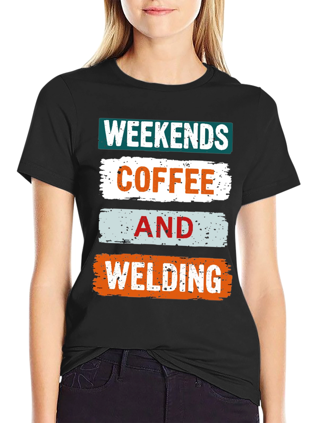 Weekends Coffee and Welding Graphic Tee