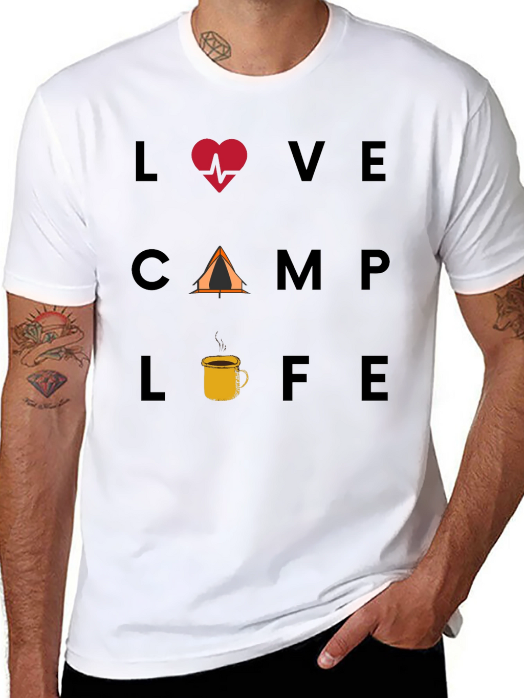 Love Camp Life Graphic Tee