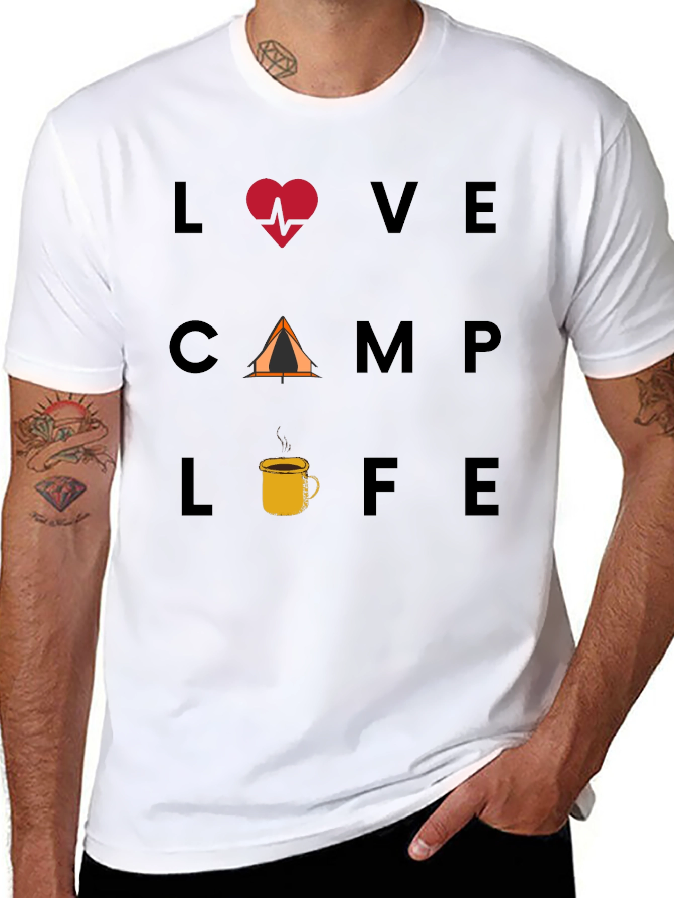Love Camp Life Graphic Tee