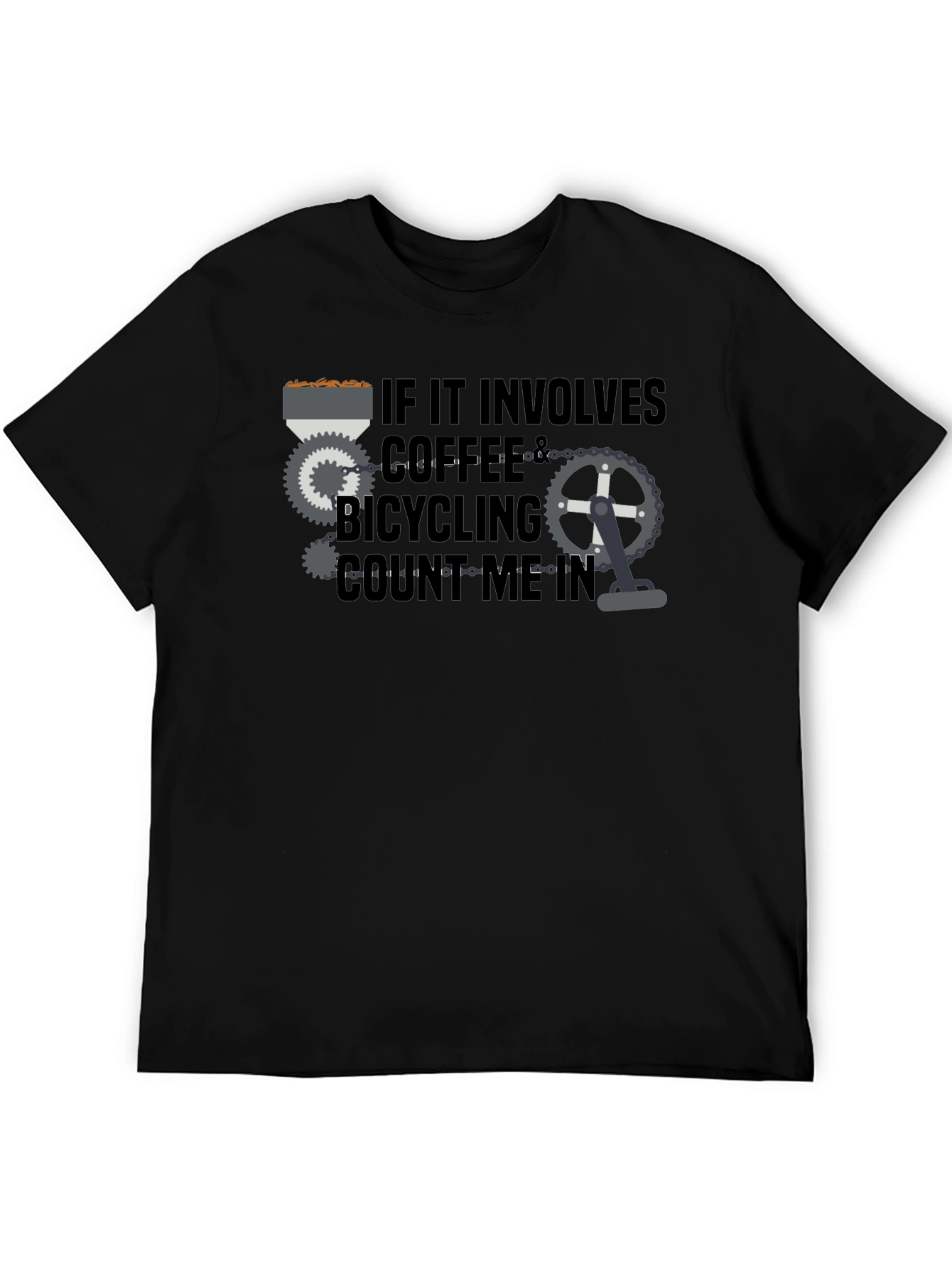 Coffee & Bicycling T-Shirt - Count Me In!