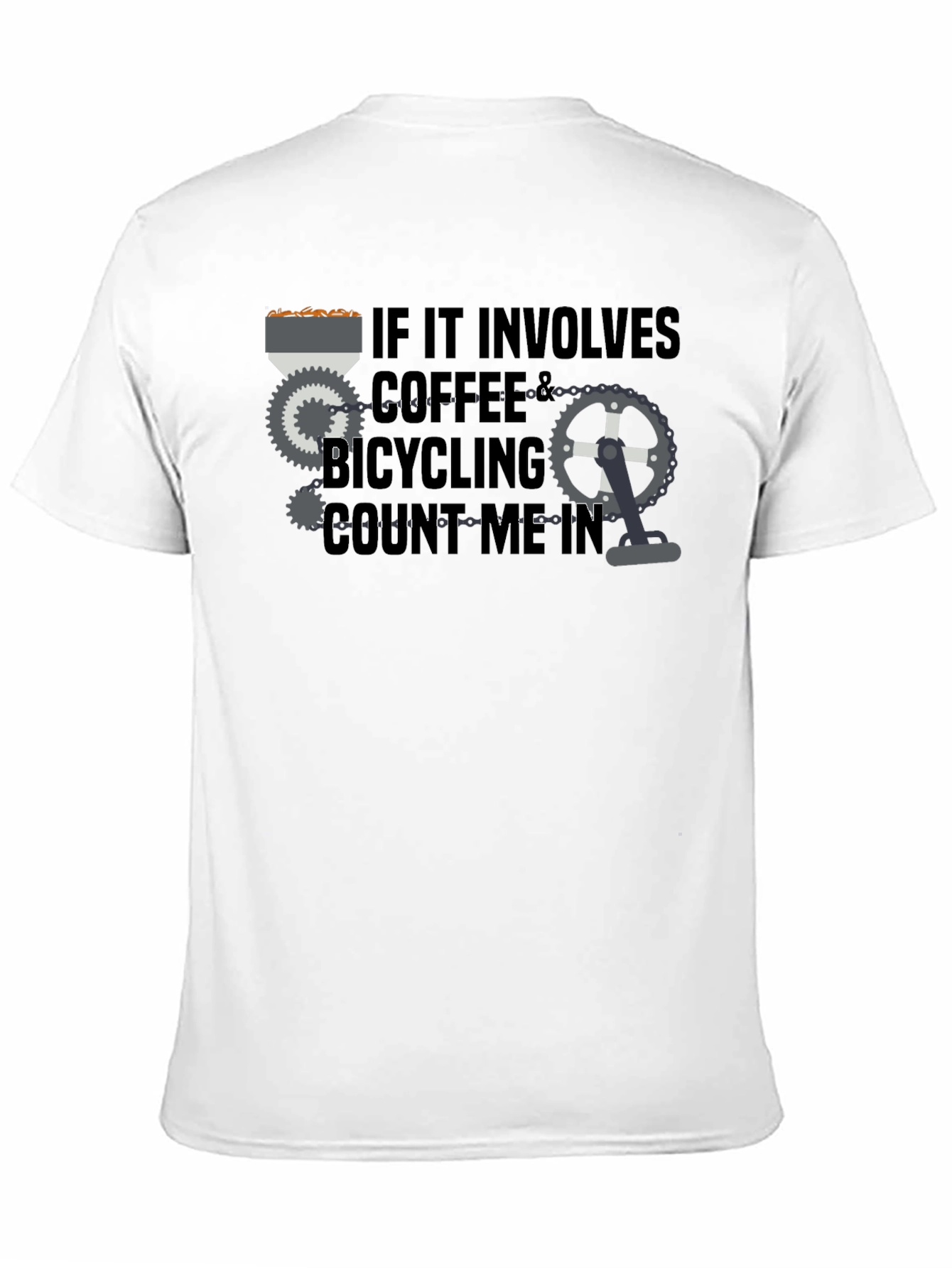 Coffee & Bicycling T-Shirt - Count Me In!