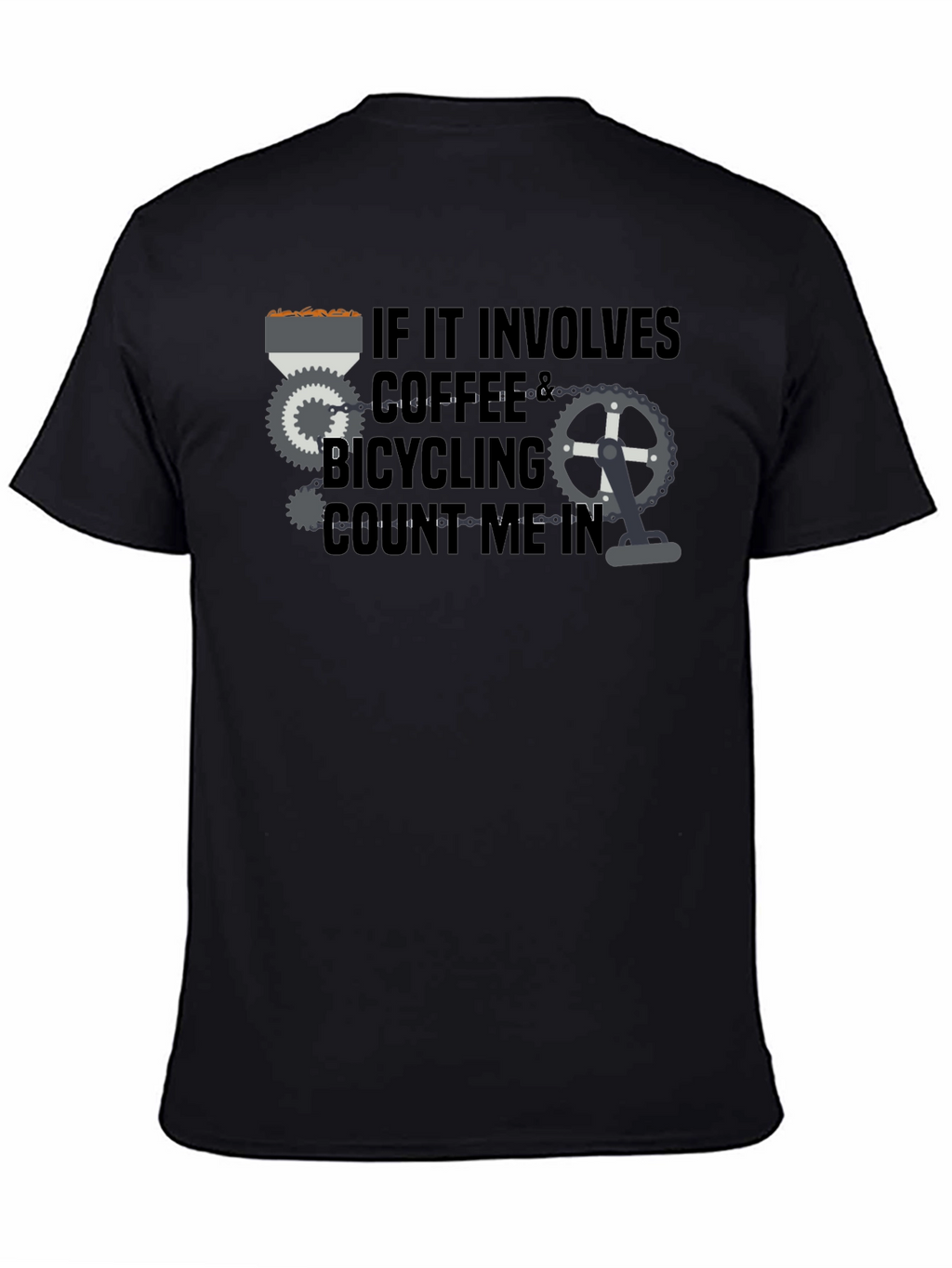 Coffee & Bicycling T-Shirt - Count Me In!
