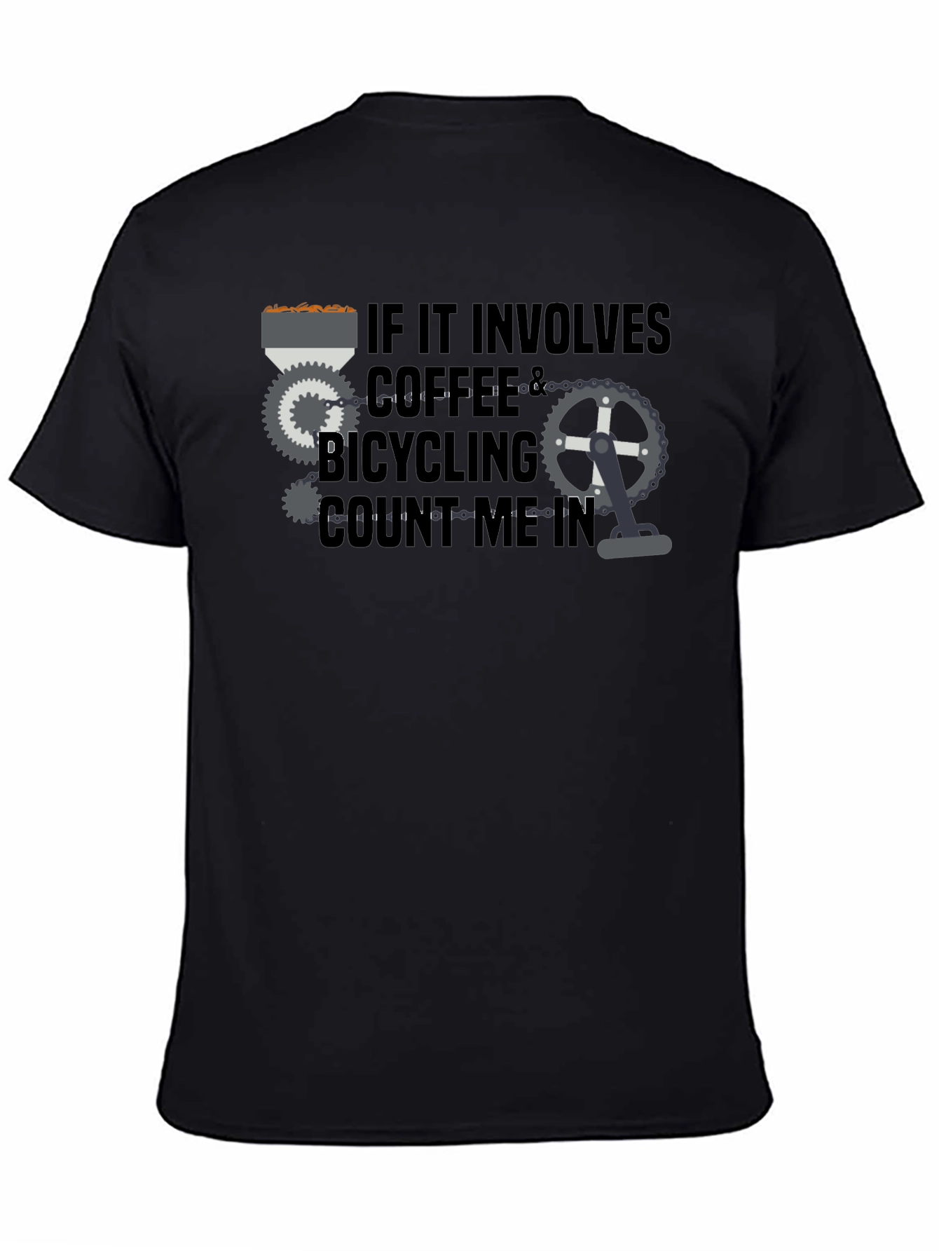 Coffee & Bicycling T-Shirt - Count Me In!