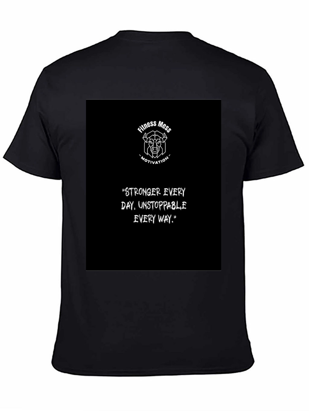 Fitness Mess Motivation Graphic T-Shirt