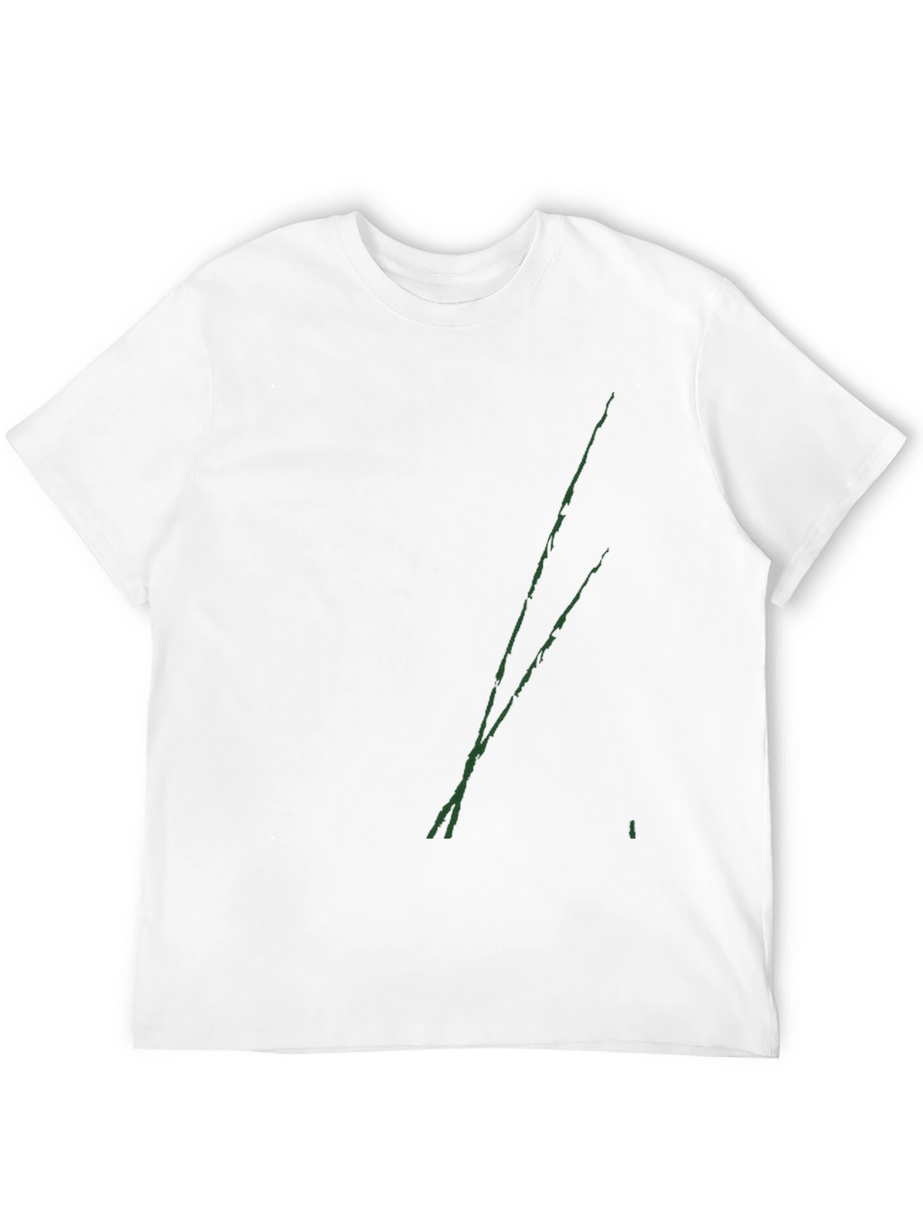 Mens Black Graphic Tee - Abstract Design