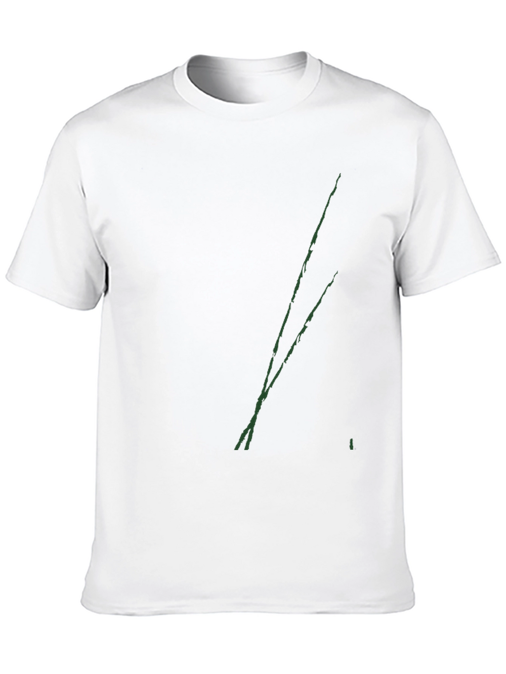 Mens Black Graphic Tee - Abstract Design