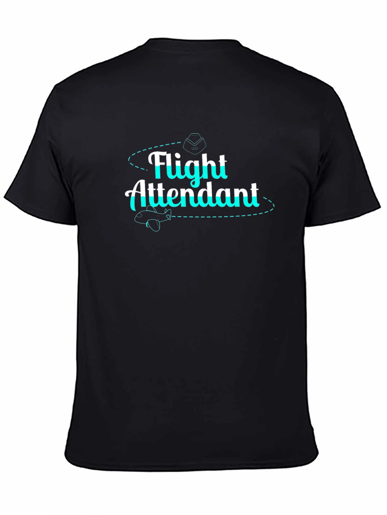 Flight Attendant Black T-Shirt