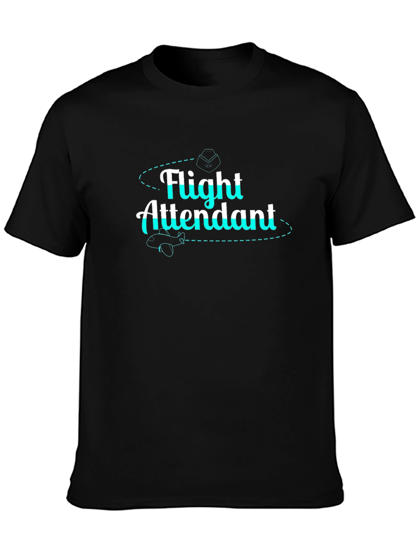 Flight Attendant Black T-Shirt