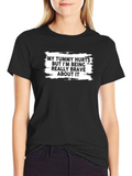 Funny Tummy Hurts Graphic Tee