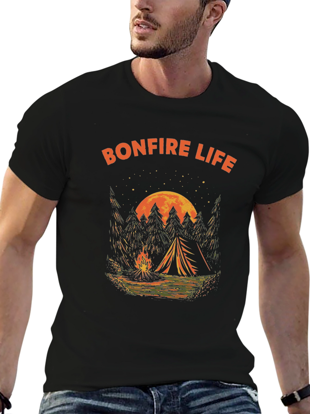 Bonfire Life Graphic T-Shirt
