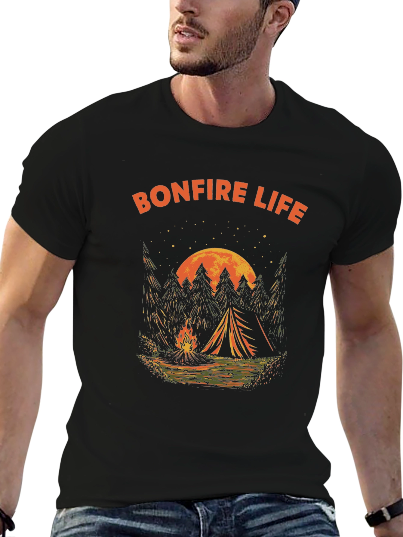 Bonfire Life Graphic T-Shirt