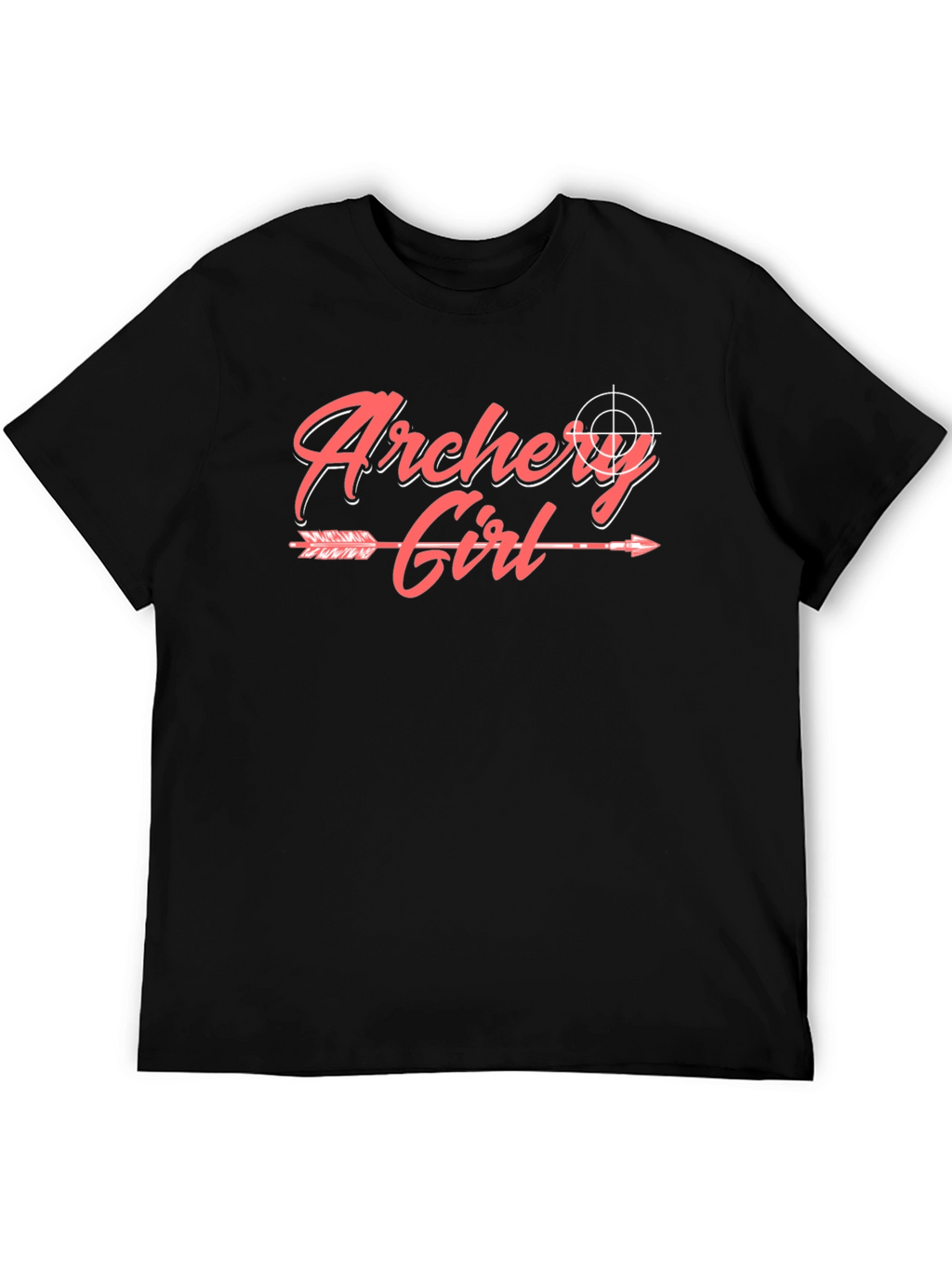 Archery Girl Arrow Graphic Tee - Trendy Sportswear