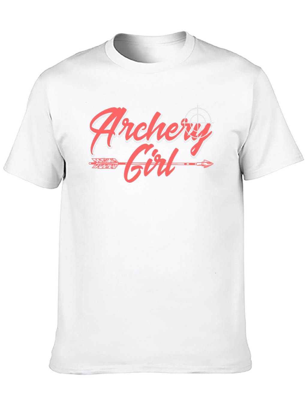 Archery Girl Arrow Graphic Tee - Trendy Sportswear