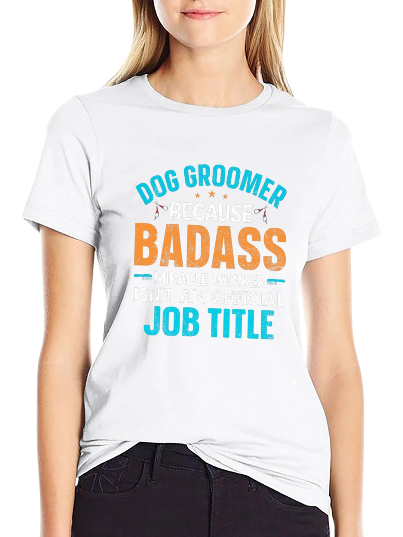 Dog Groomer Badass T-Shirt
