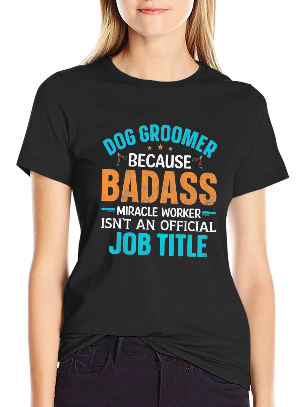 Dog Groomer Badass T-Shirt
