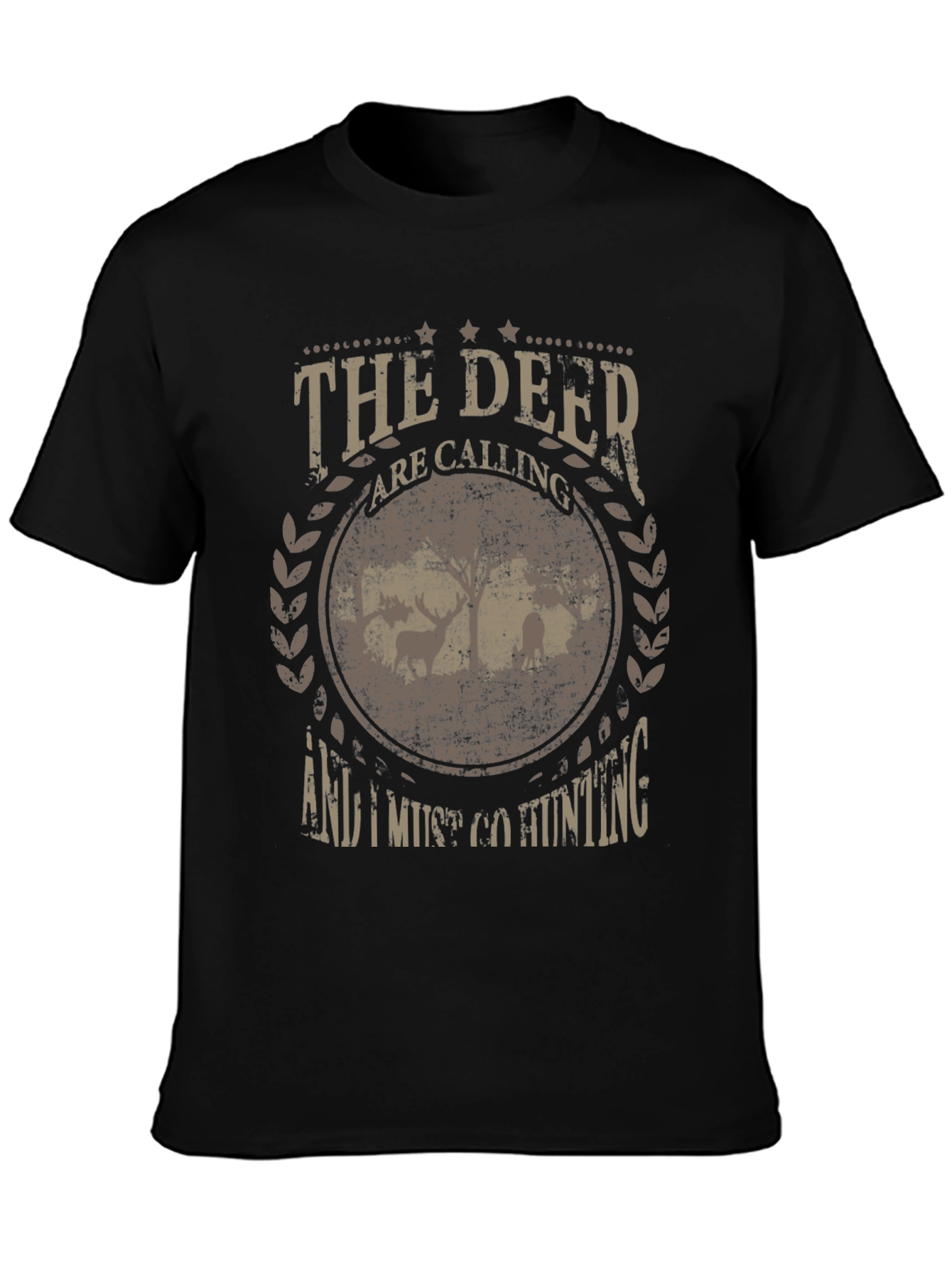 Deer Hunting Graphic Tee - Call of the Wild T-Shirt
