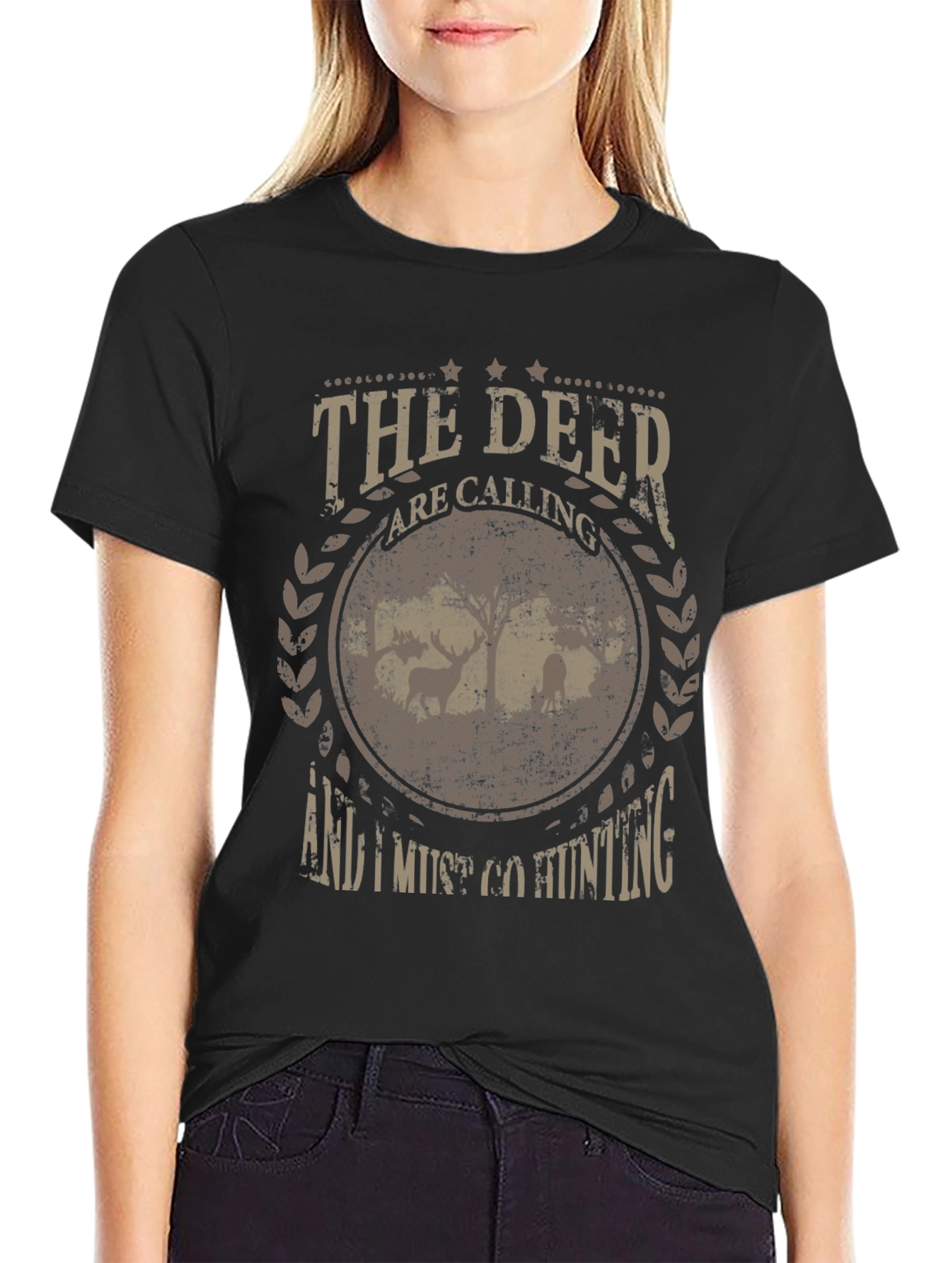 Deer Hunting Graphic Tee - Call of the Wild T-Shirt
