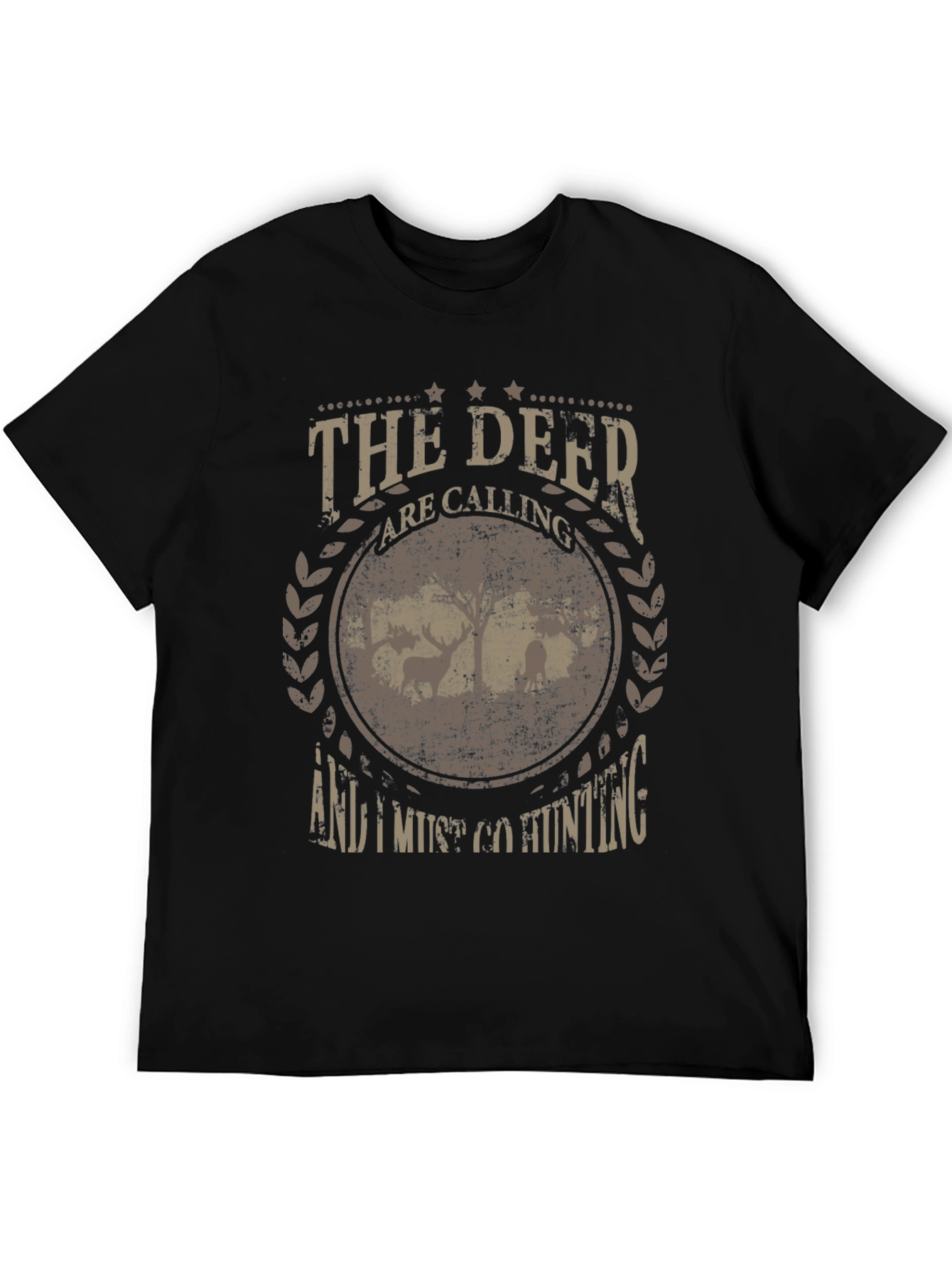 Deer Hunting Graphic Tee - Call of the Wild T-Shirt