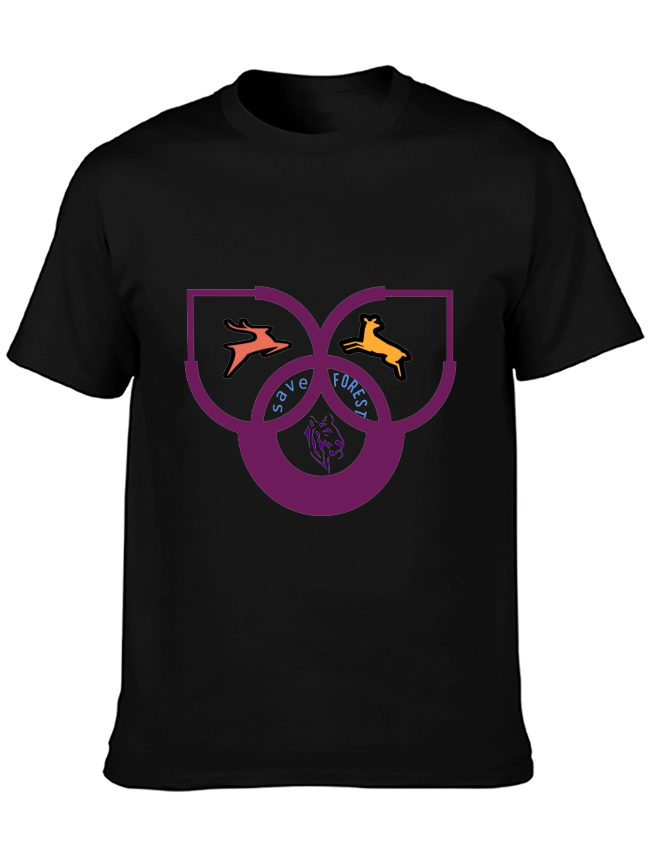 Save Forest T-Shirt - Wildlife Conservation Tee