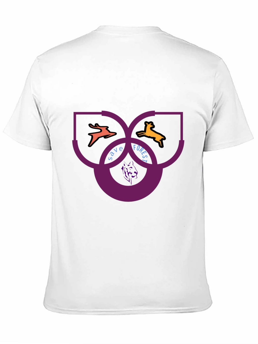 Save Forest T-Shirt - Wildlife Conservation Tee