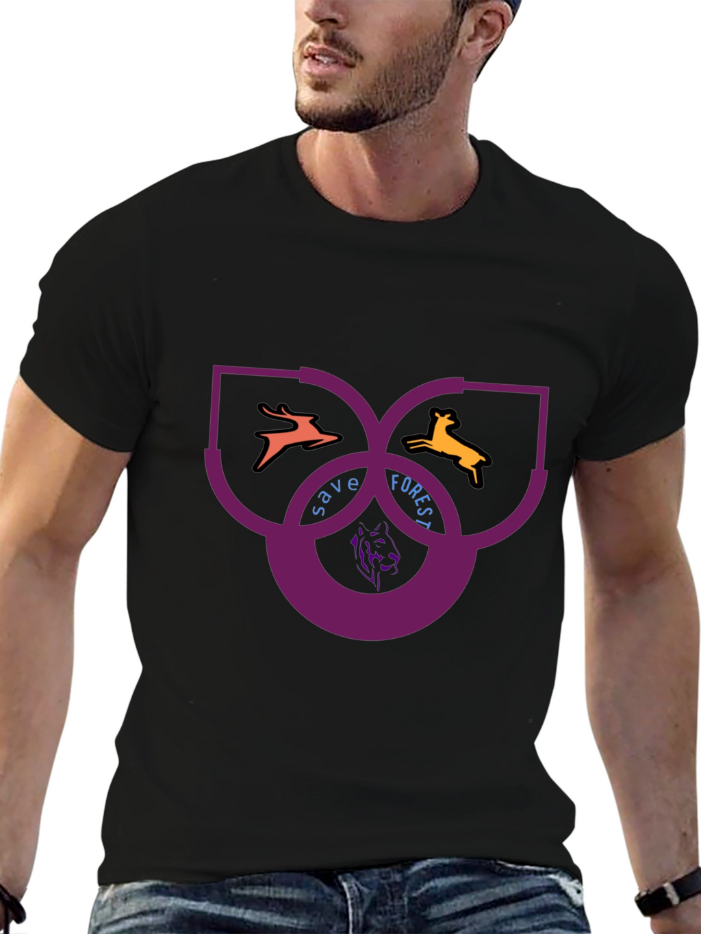 Save Forest T-Shirt - Wildlife Conservation Tee