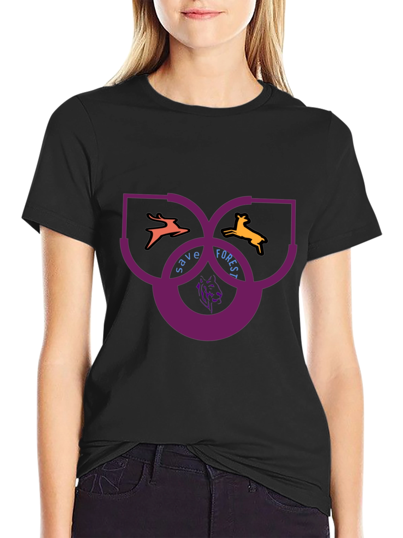 Save Forest T-Shirt - Wildlife Conservation Tee