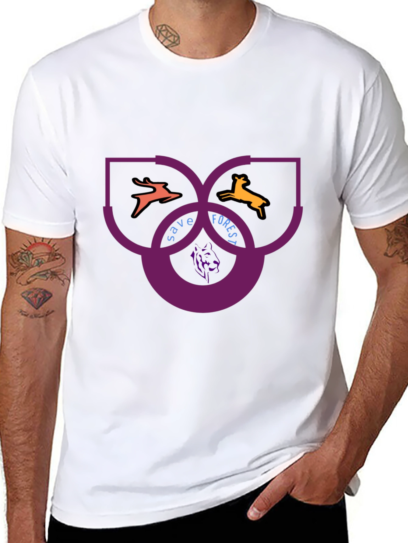Save Forest T-Shirt - Wildlife Conservation Tee