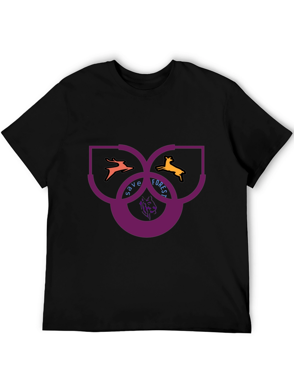 Save Forest T-Shirt - Wildlife Conservation Tee