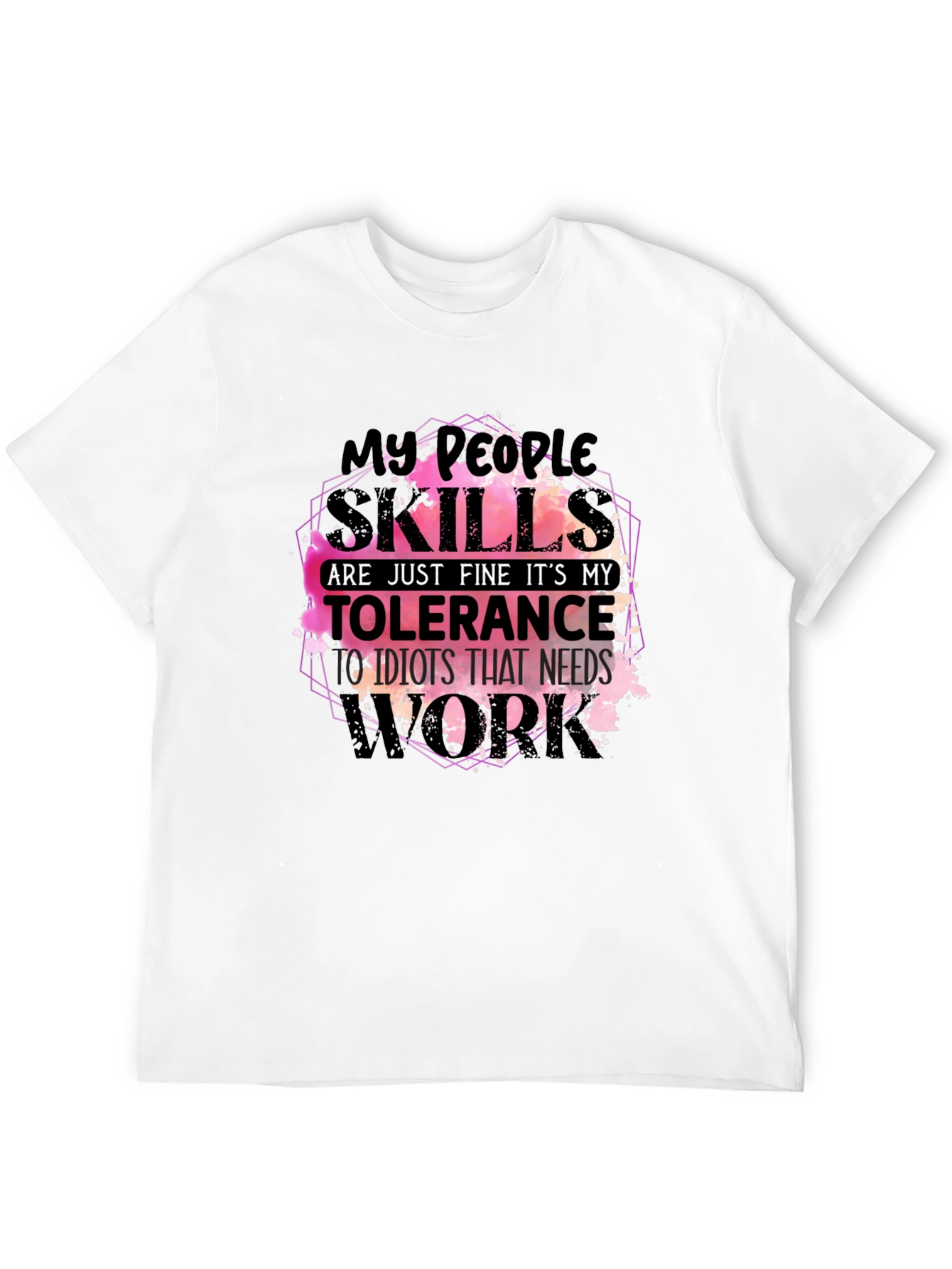 My People Skills T-Shirt Funny Sarcastic Tee
