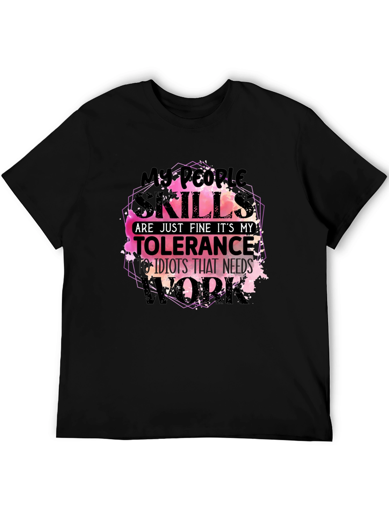 My People Skills T-Shirt Funny Sarcastic Tee