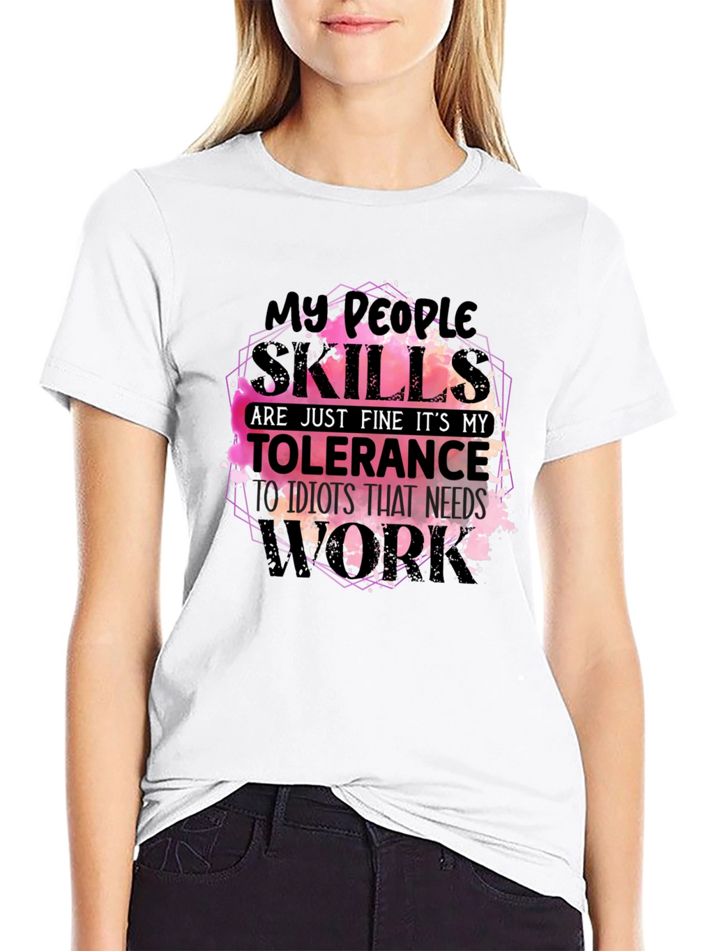 My People Skills T-Shirt Funny Sarcastic Tee
