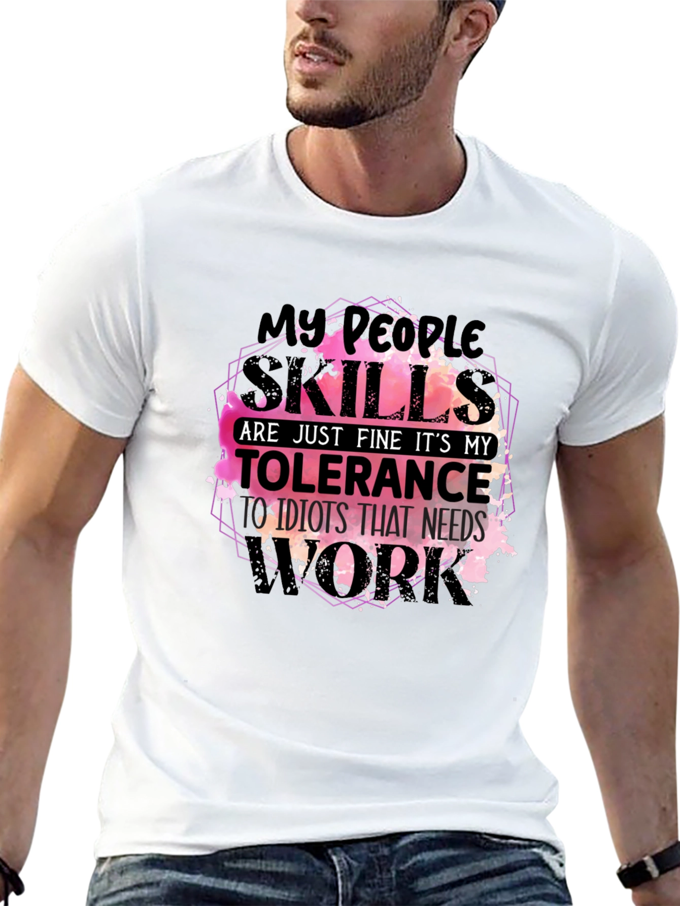My People Skills T-Shirt Funny Sarcastic Tee