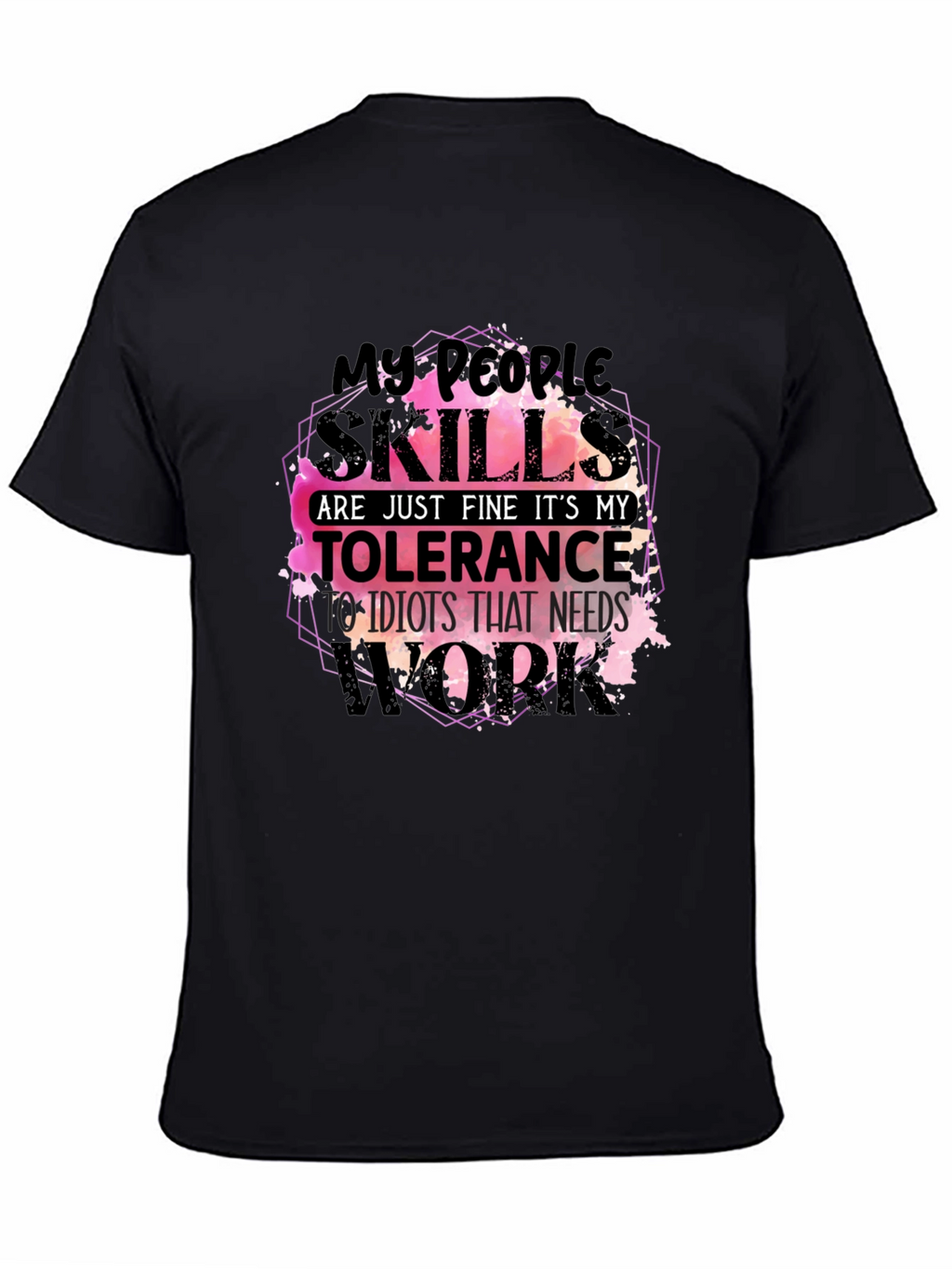 My People Skills T-Shirt Funny Sarcastic Tee
