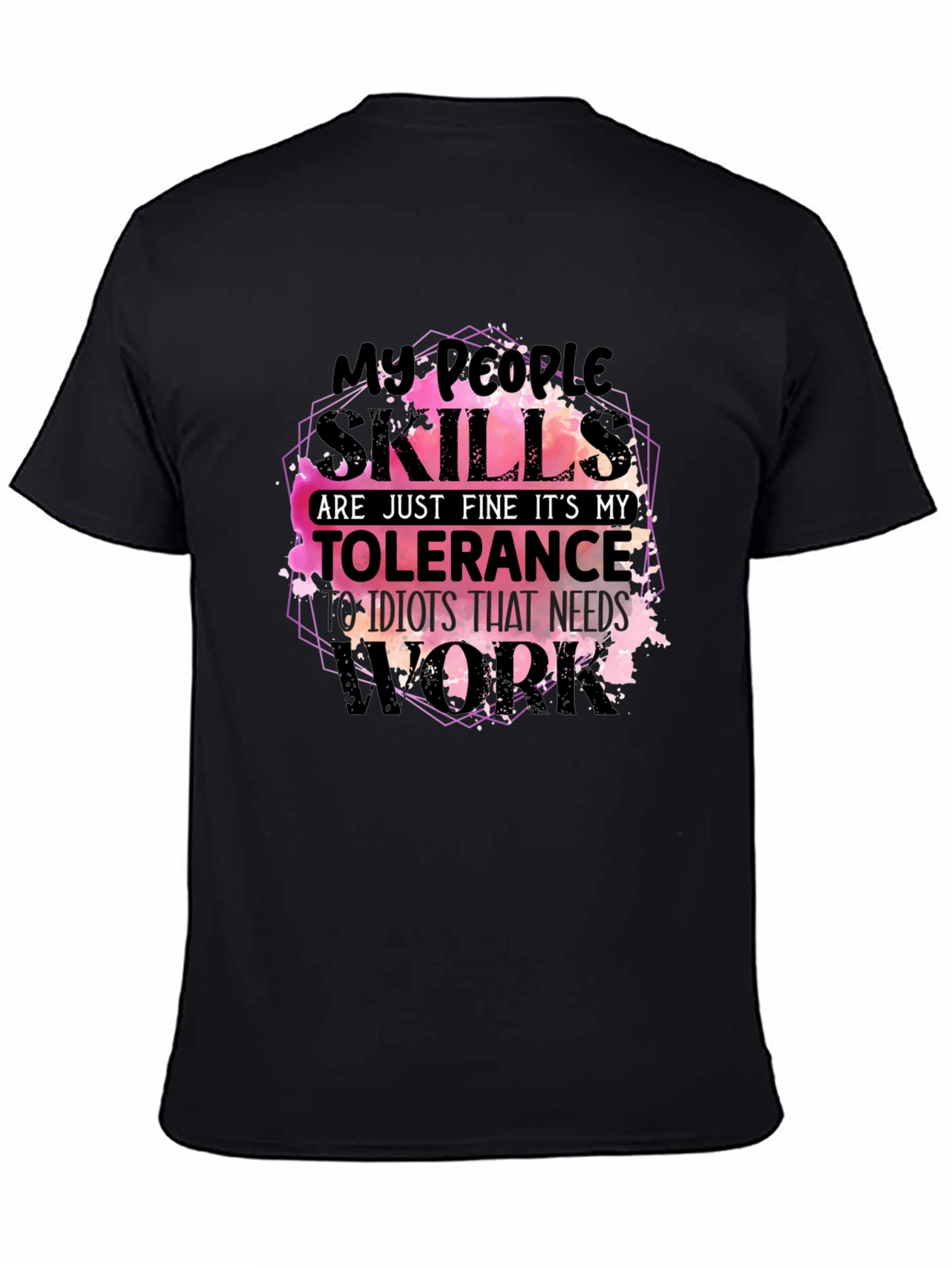 My People Skills T-Shirt Funny Sarcastic Tee