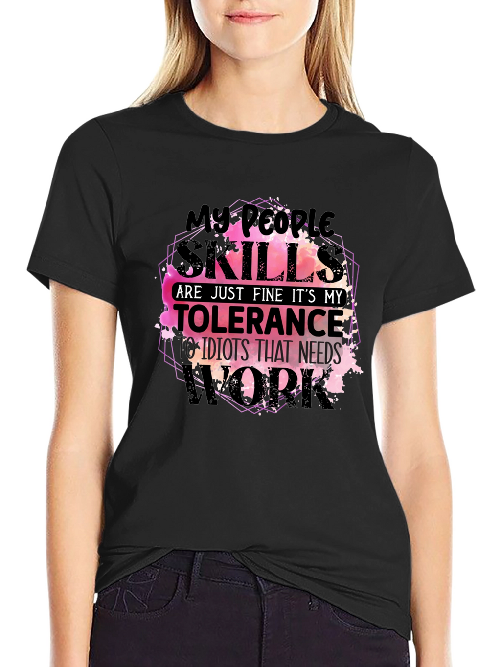 My People Skills T-Shirt Funny Sarcastic Tee