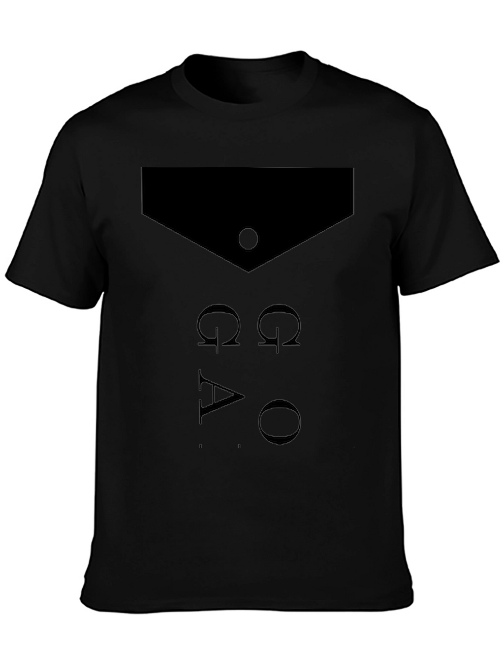 Omega Alpha Omega T-Shirt - Mens Black Graphic Tee