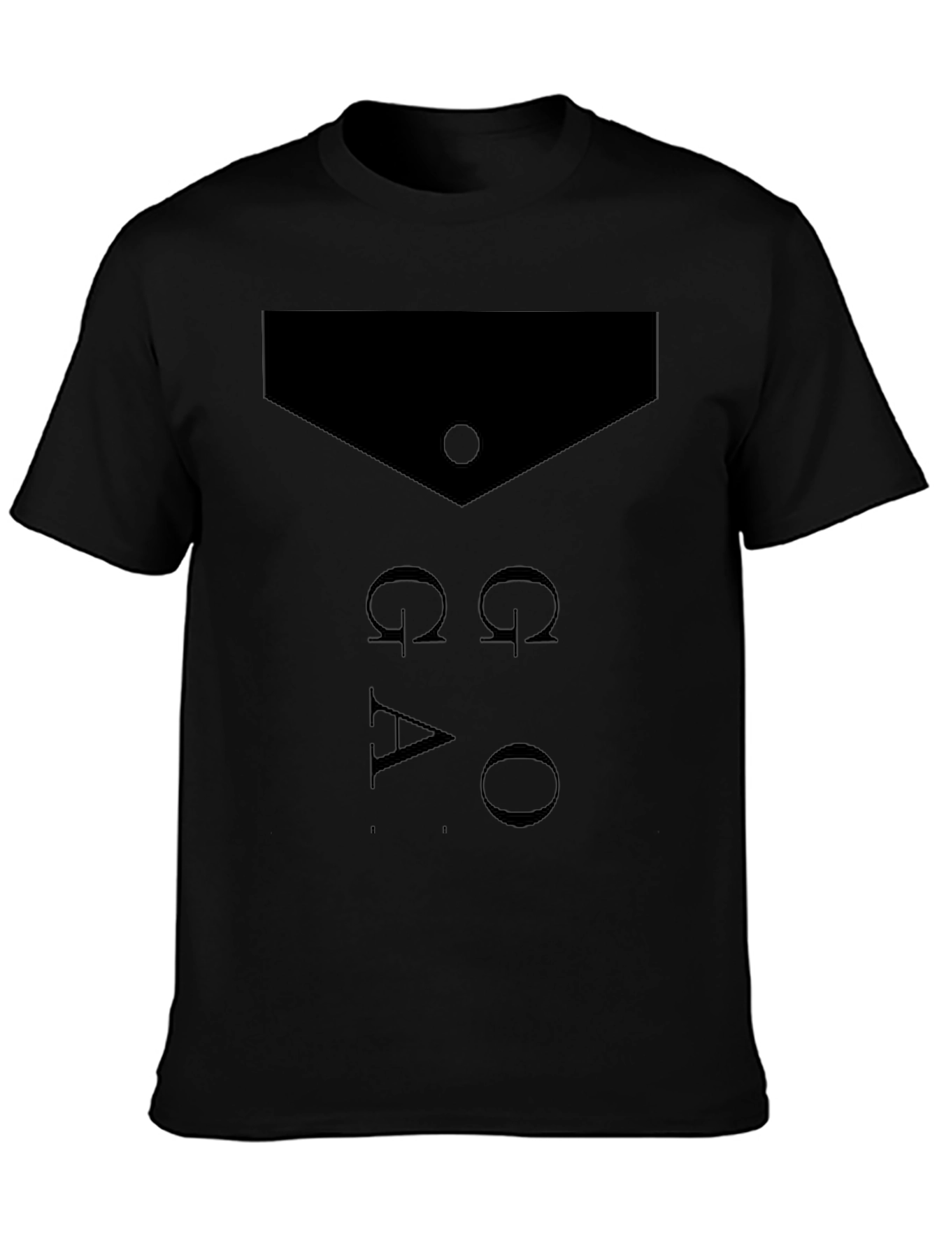 Omega Alpha Omega T-Shirt - Mens Black Graphic Tee
