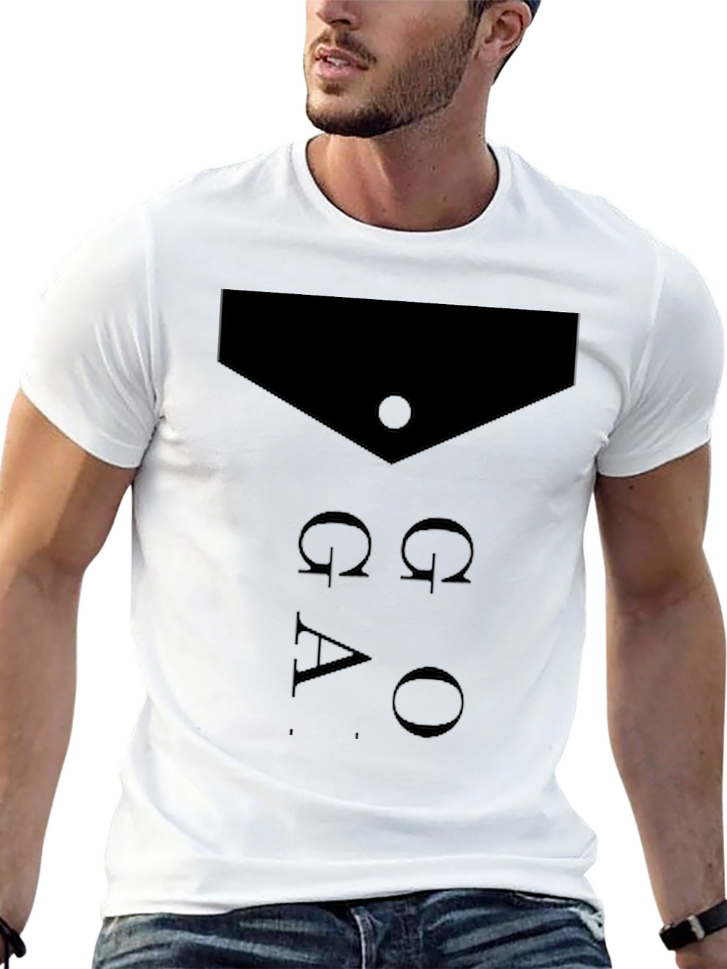 Omega Alpha Omega T-Shirt - Mens Black Graphic Tee