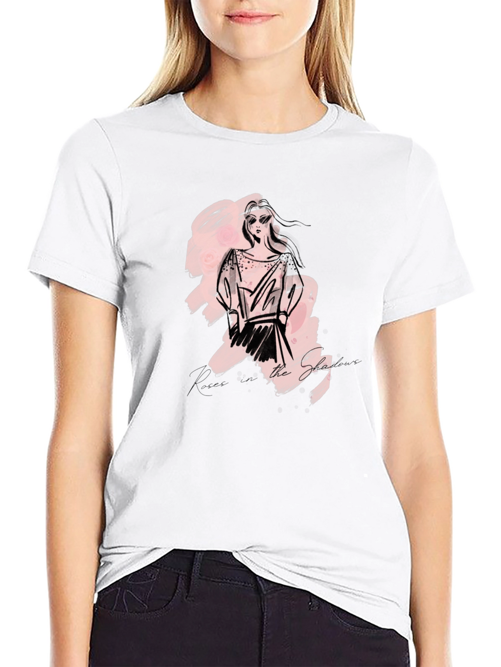 Sketch Fashion Graphic Tee - Modern Style